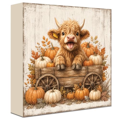 Fall Decorations for Home Wood Sign Fall Decor Shelf Decor