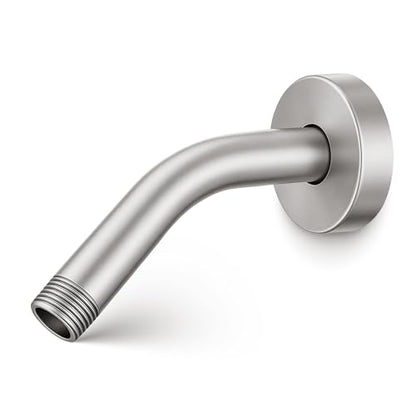 Shower Arm 6" Shower Extension Arm with Flange and Teflon Tape
