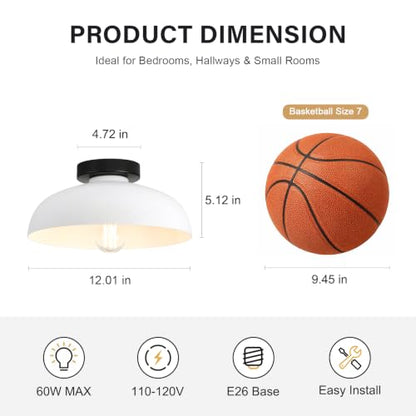 Modern Semi Flush Mount Ceiling Light