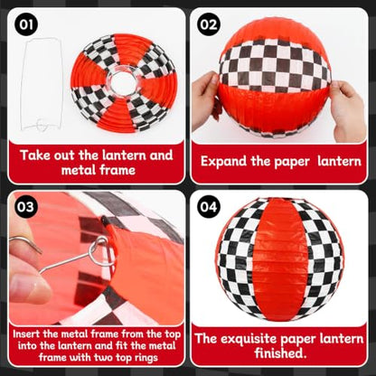 12 Pack 8 Inch Paper Lanterns