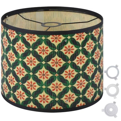 Bamboo Lamp Shade With Tropical Plants Chandelier Covers