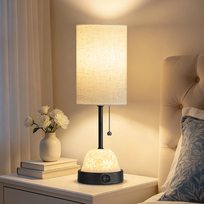 Table Lamp for Bedroom (Black)