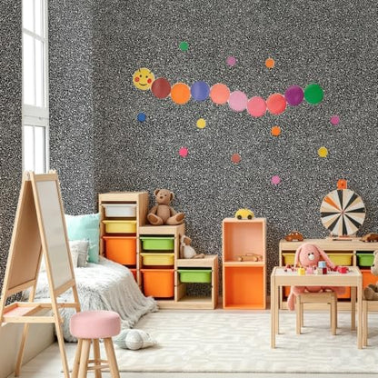 White and Black Contact Paper Composition Wallpaper Peel and Stick Wallpaper Vintage Removable Self Adhesive Waterproof Vinyl Wall Paper