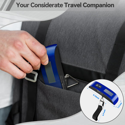 Luggage Scale Dr.meter Travel Essentials Luggage Weight Scale Backlight LCD (1 * Blue)