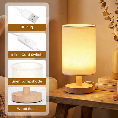 Small Table Lamp Set of 2 (Round Short Base)