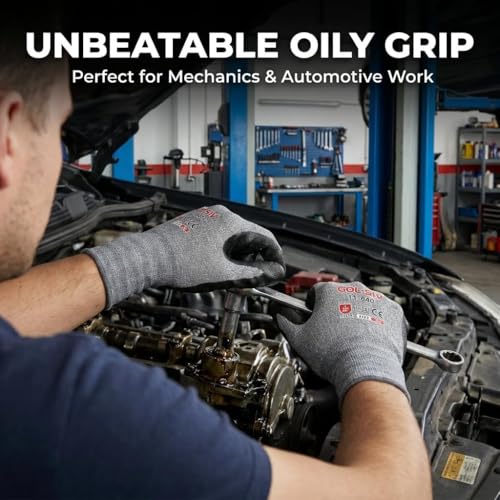 Work Gloves Nitrile Foam Coated 12 Pairs