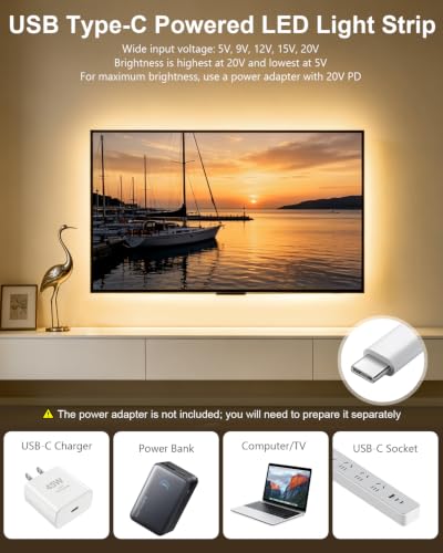 Upgrade COB LED Light Strip USB