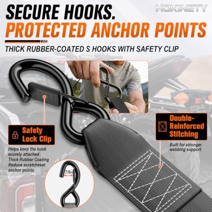 Retractable Ratchet Straps