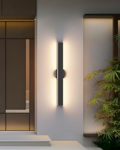2 Pack 3 Colors Outdoor Wall Light