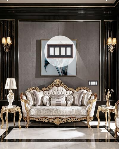 Sunken Pearls Decorative Light Switch Plates