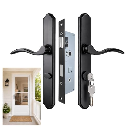 Flat Slot Storm Door Handle Complete Set