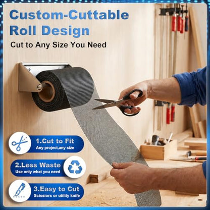 4-1/5 Inch Wide x 5.5 Yard Long Sanding Screen Mesh Roll