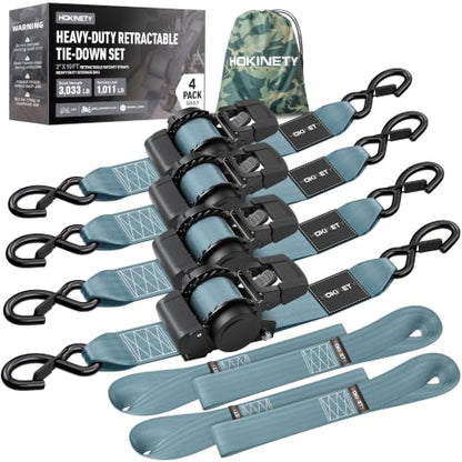 Retractable Ratchet Straps