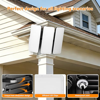 300W LED Flood Lights Outdoor (Black / 300 Watt)