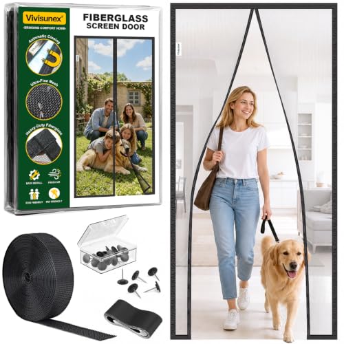 Heavy Duty Fiberglass Screen Door Magnets