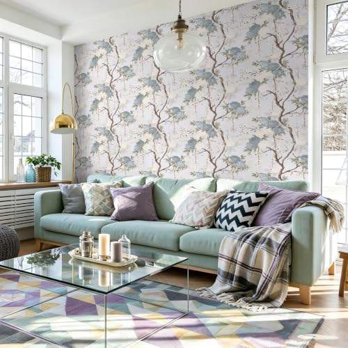 Vintage Floral Peel and Stick Wallpaper