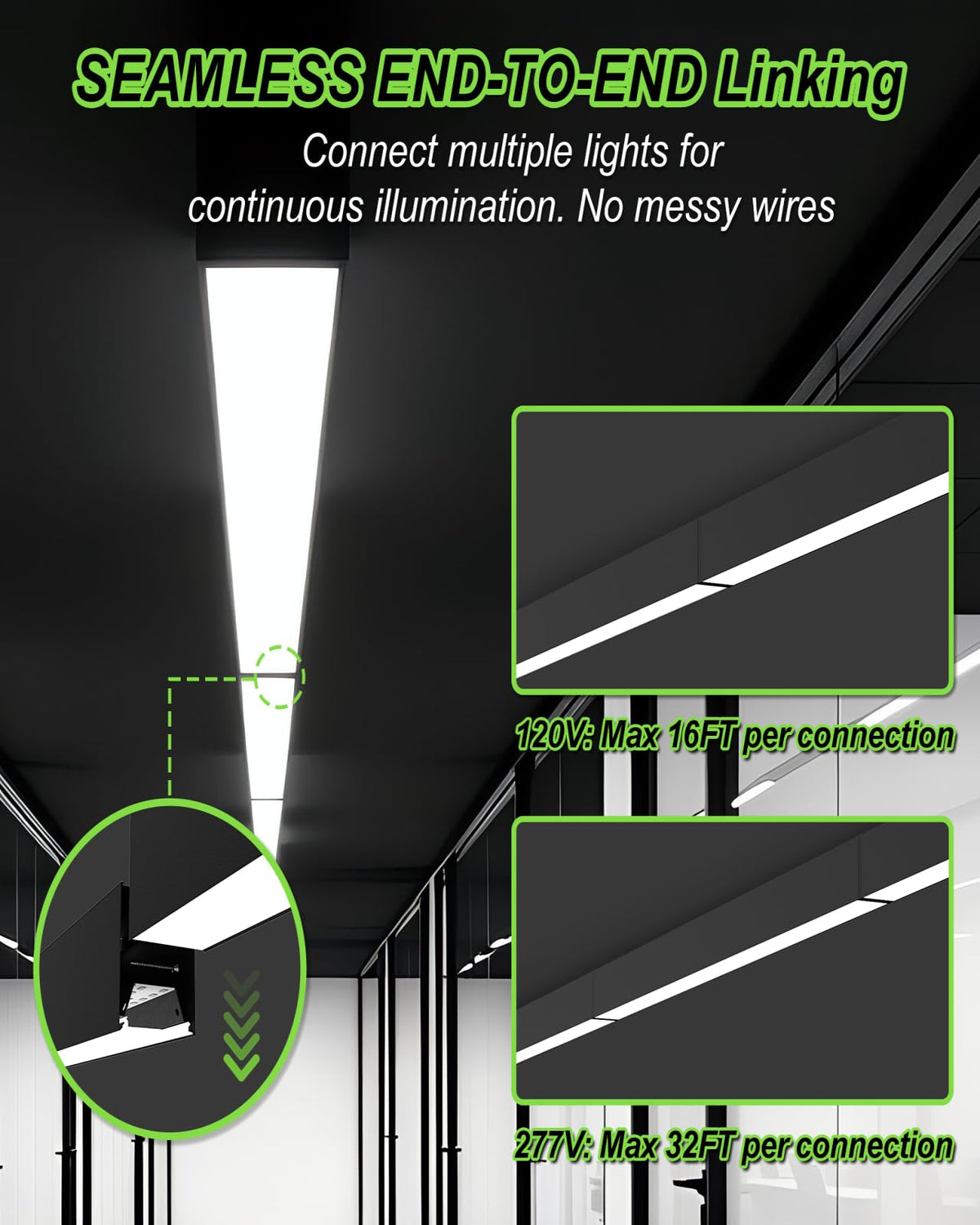 4FT LED Linear Light (1 Pack)