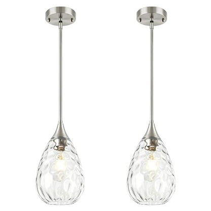 Glass Black Pendant Lights Kitchen Island