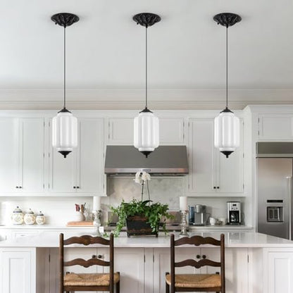 Glass Pendant Lights for Kitchen Island