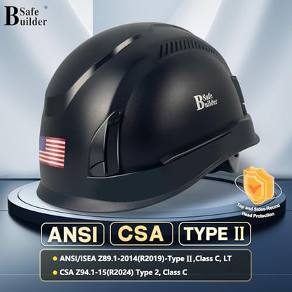 ANSI & CSA Type II Hard Hats Vented Type 2 Class C
