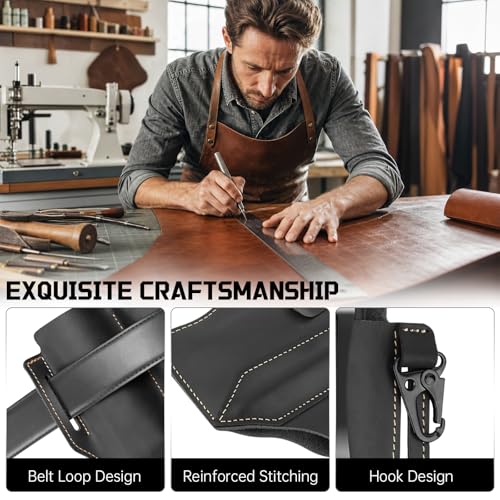 Leather Multitool Sheath for EDC Tools