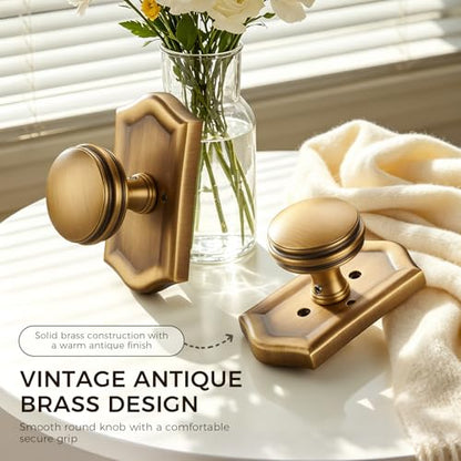 Solid Brass Privacy Door Knob