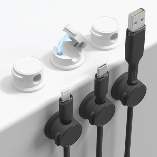 Cable Management Magnetic Snap Organizer 6