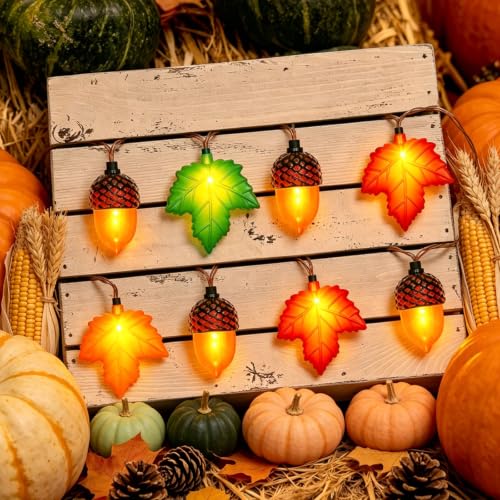 Fall String Lights LED Battery Operated Lights