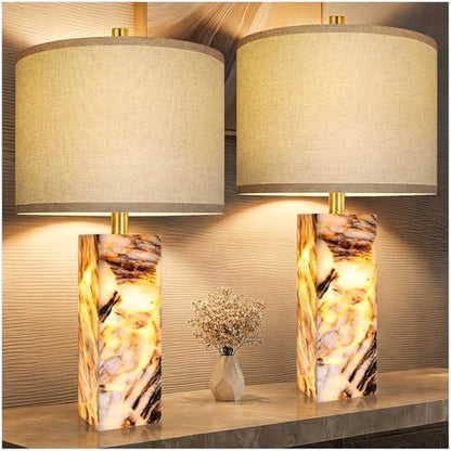 Alabaster Table lamp Series