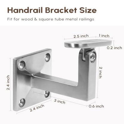 Stainless Steel Adjustable Handrail Brackets