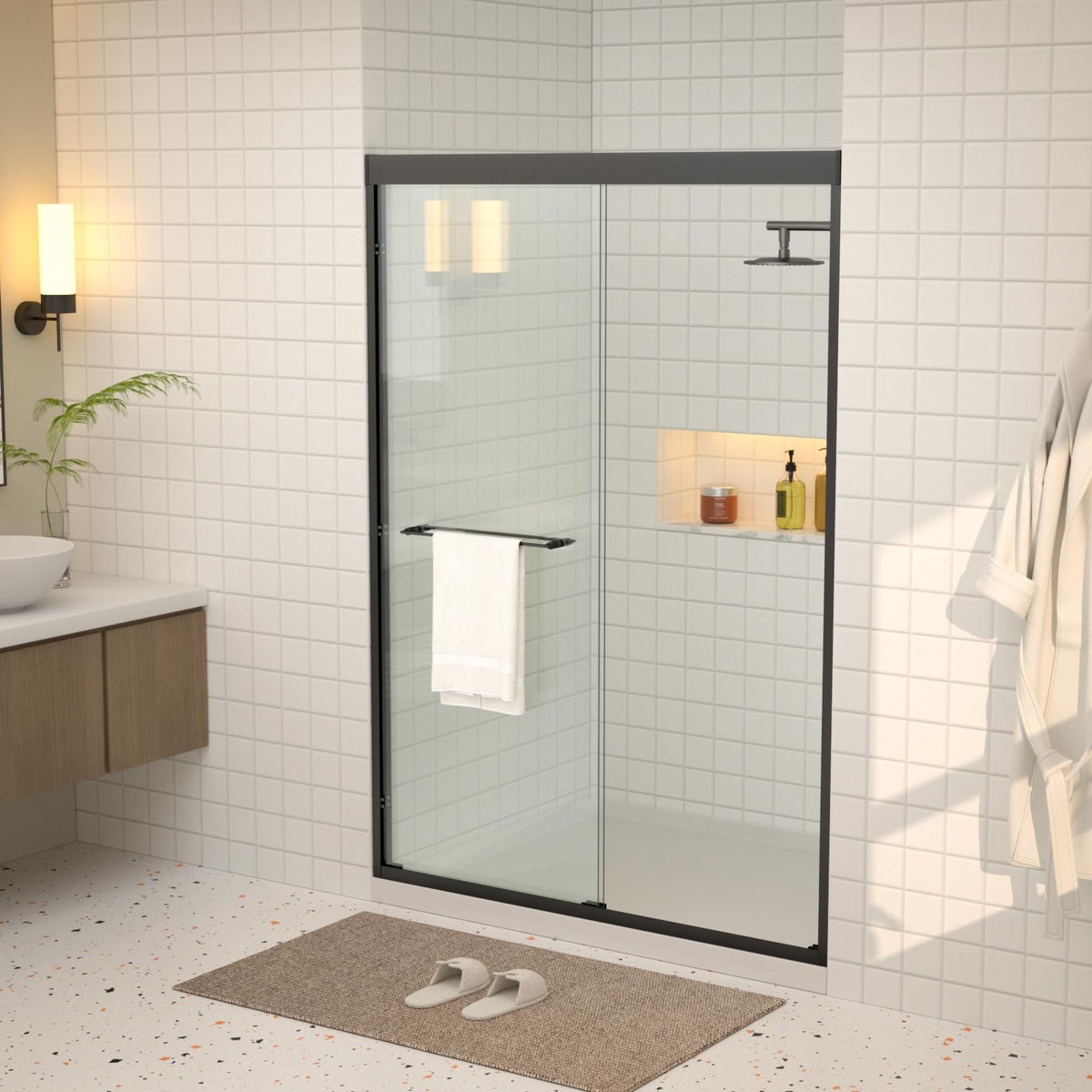 49 54" W x 76" H Semi (Black / 54''x76'')
