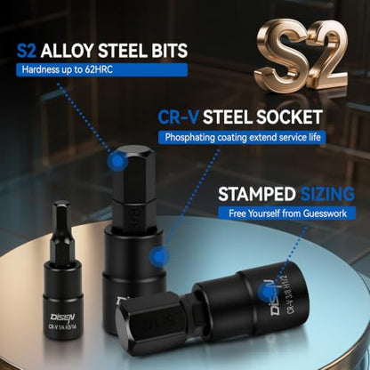 HEX Bit Socket Set