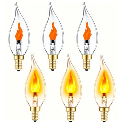 Vicstone Flame Light Bulbs E12 Candelabra