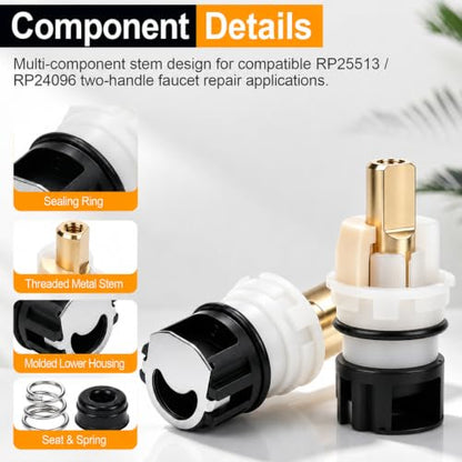 RP25513 Faucet Stem Replacement Kit for Delta Two Handle Faucet
