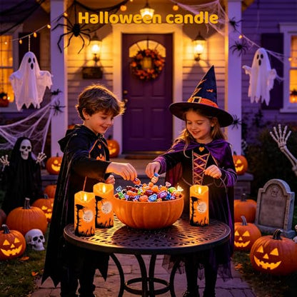 Fall Flameless Candles Set of 2