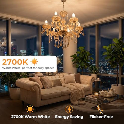 LED B10 Bulbs 40 Watt Equivalent