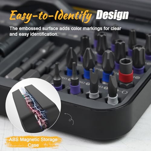 66 in 1 Magnetic Ratchet Screwdriver Set With Case (66 in 1)