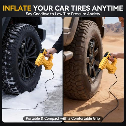 Cordless Tire Inflator Air Compressor