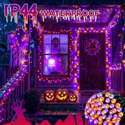 Orange Purple Halloween Lights