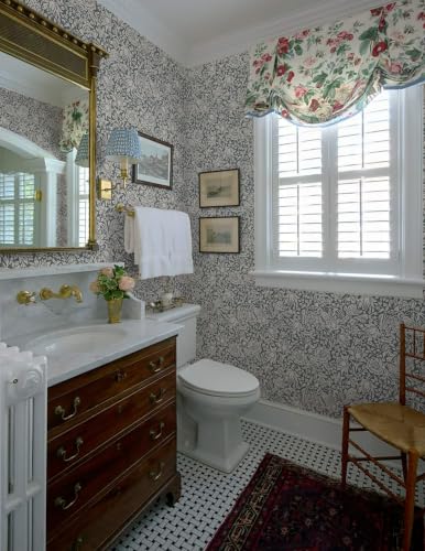 Floral Peel and Stick Wallpaper Vintage William Morris Contact Paper