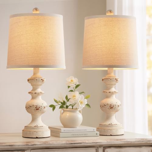 Farmhouse Table Lamp Set of 2
