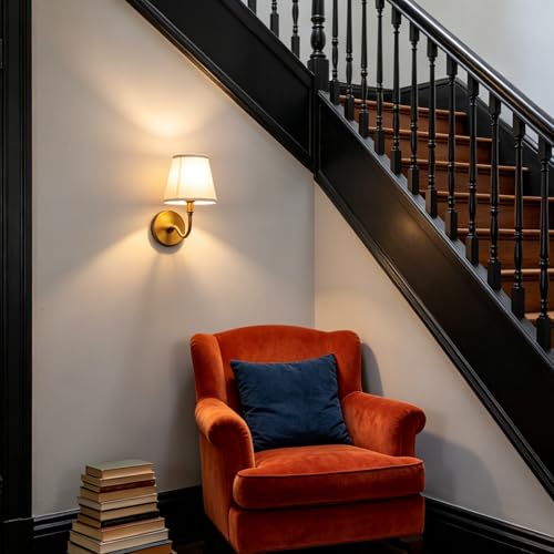 Hardwired Fabric Wall Sconces