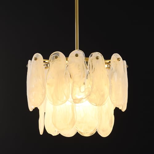 Modern Large Crystal Glass Chandelier