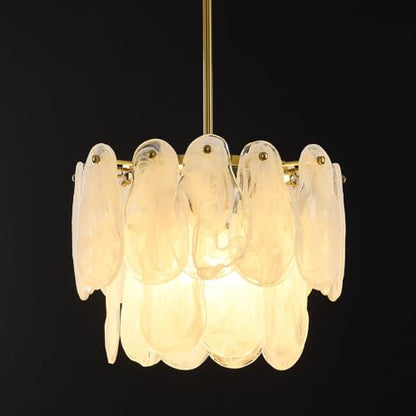 Modern Large Crystal Glass Chandelier