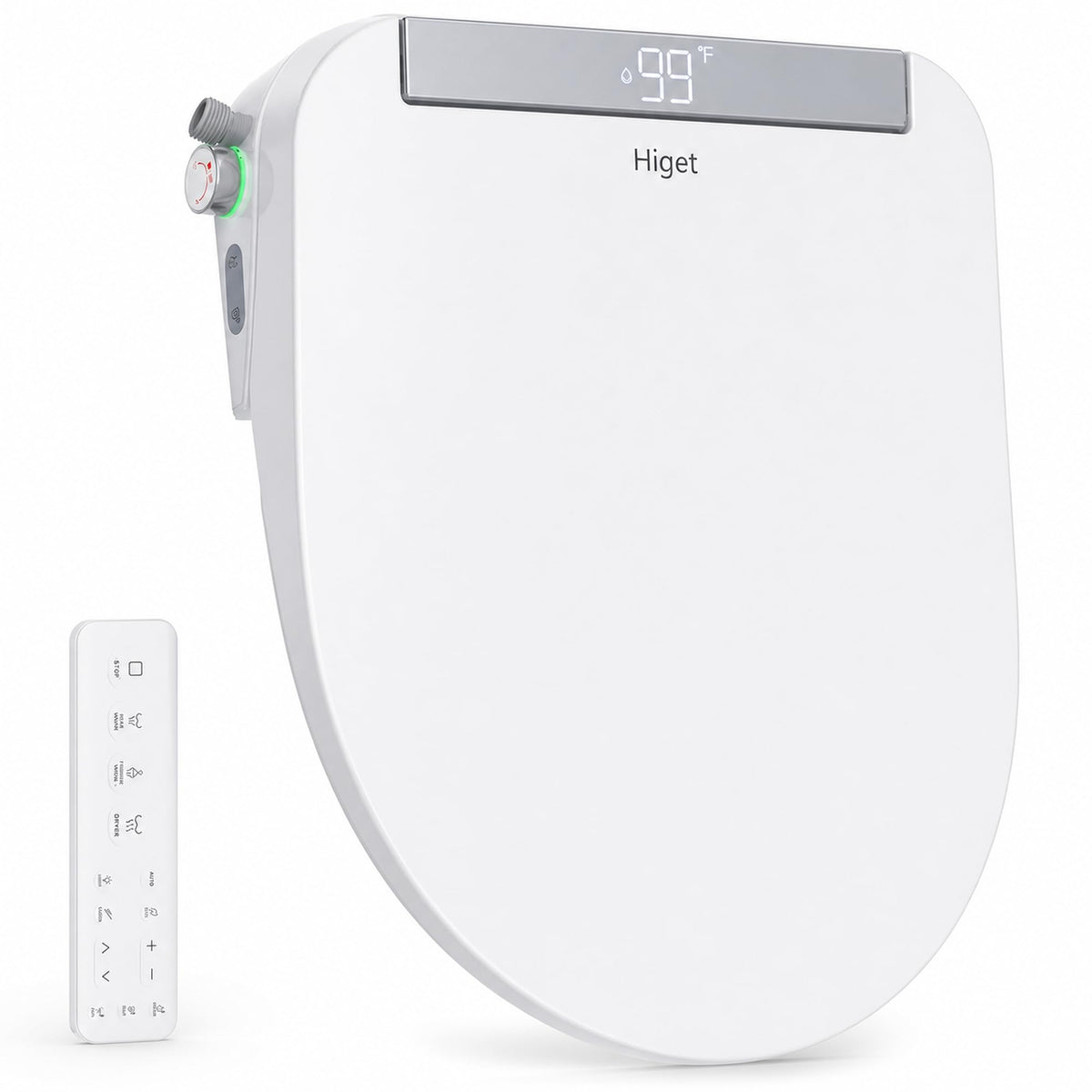 Electric Bidet Toilet Seat Elongated With Warm Water Wash