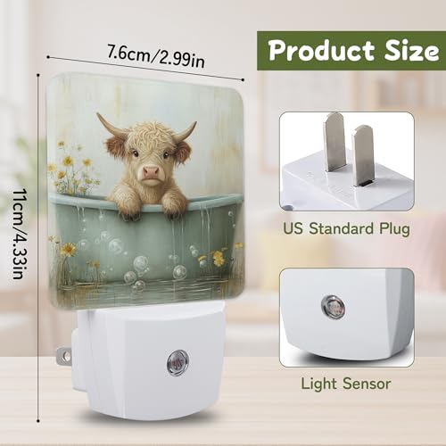 Night Light Night Lights Plug into Wall with Dusk to Dawn Sensor for Bedroom Bathroom Hallway Kitchen