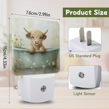 Night Light Night Lights Plug into Wall with Dusk to Dawn Sensor for Bedroom Bathroom Hallway Kitchen