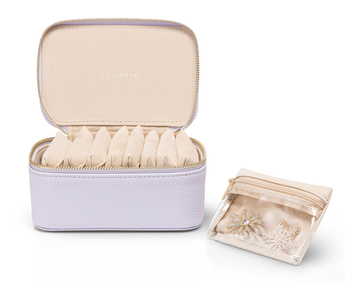 Jewelry Travel Case (F.8 PCS Purple)