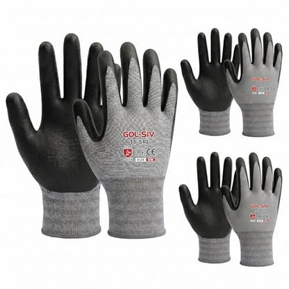Work Gloves Nitrile Foam Coated 12 Pairs