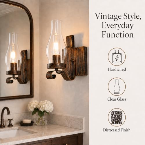 Vintage Bathroom Vanity Light